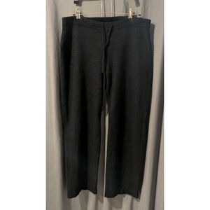 Cullen Woman's Medium Black Cashmere Drawstring Pants